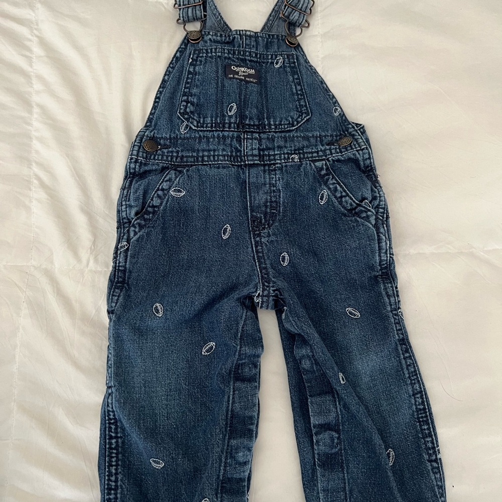 OshKosh B'gosh Blue Denim Overalls for Kids